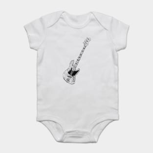 Bass Guitar Baby Bodysuit